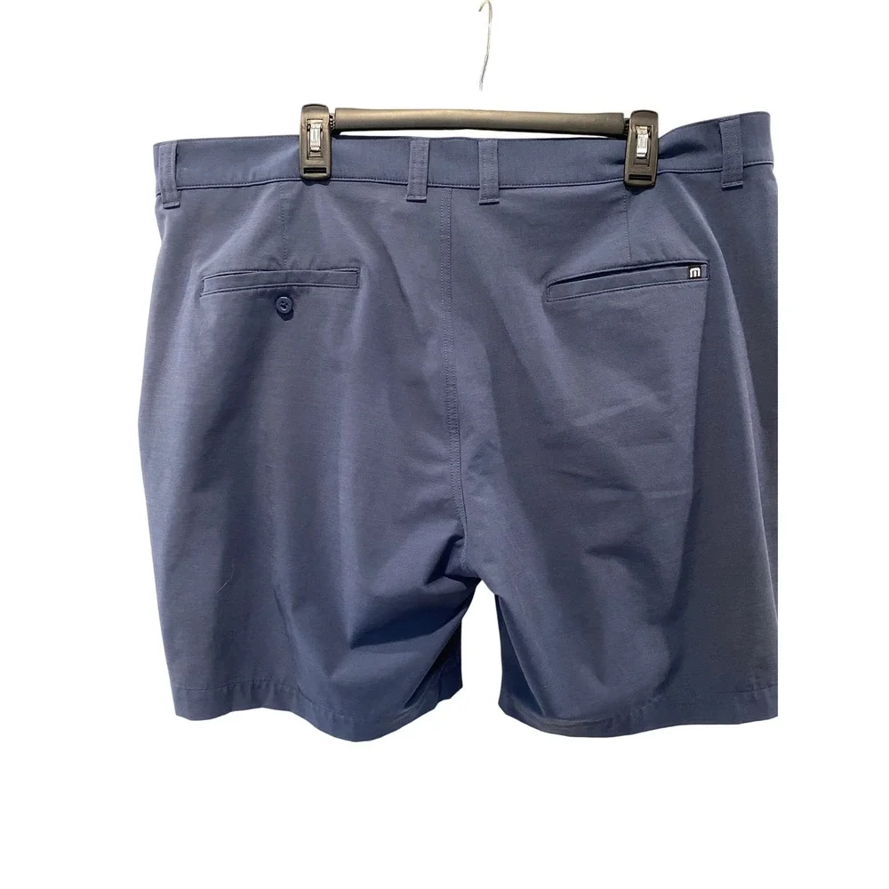 Travis Mathew Golf Shorts Hybrid Stretch‎ Lightweight Blue Mens Size 40 EUC